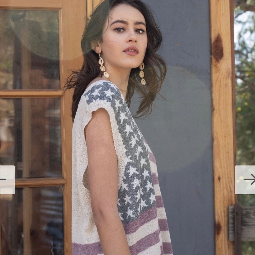 Stars & Stripe Knit Tank